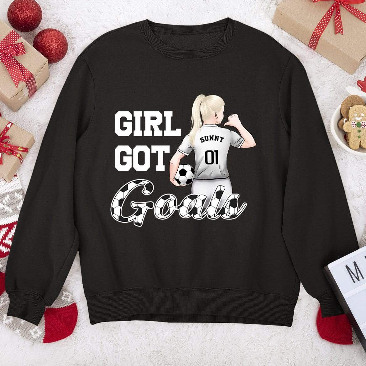 Girl Got Goals Soccer Girl Shirt - Image 3
