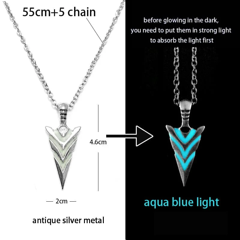 Luminous Glowing Arrow Pendant Necklace Halloween Gift - Image 5