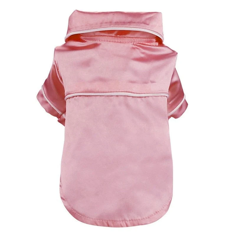Luxury Soft Silk Pet Dog Pajamas - Image 3