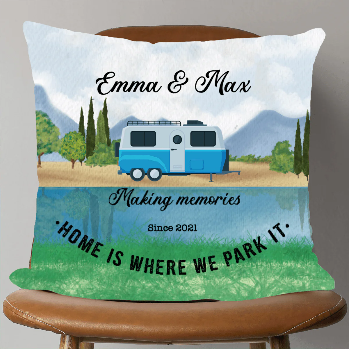 Making Memories Camping Custom Throw Pillows - Image 3