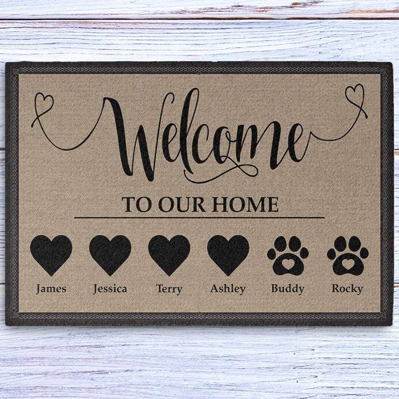 Dog Welcome Doormat