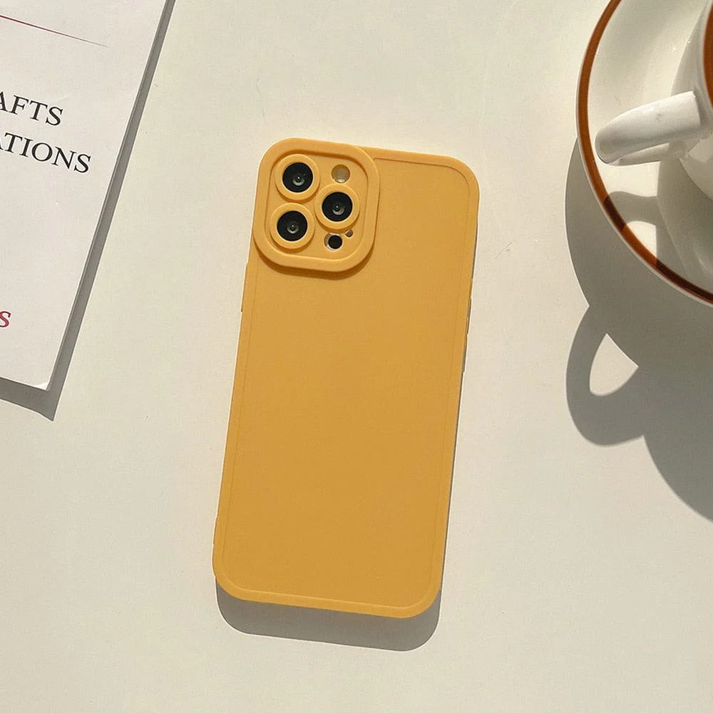 Matte 5 Styles Soft Silicone Phone Case For Iphone - Image 10