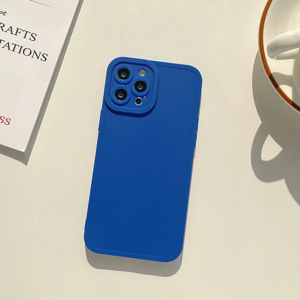Matte 5 Styles Soft Silicone Phone Case For Iphone - Image 11