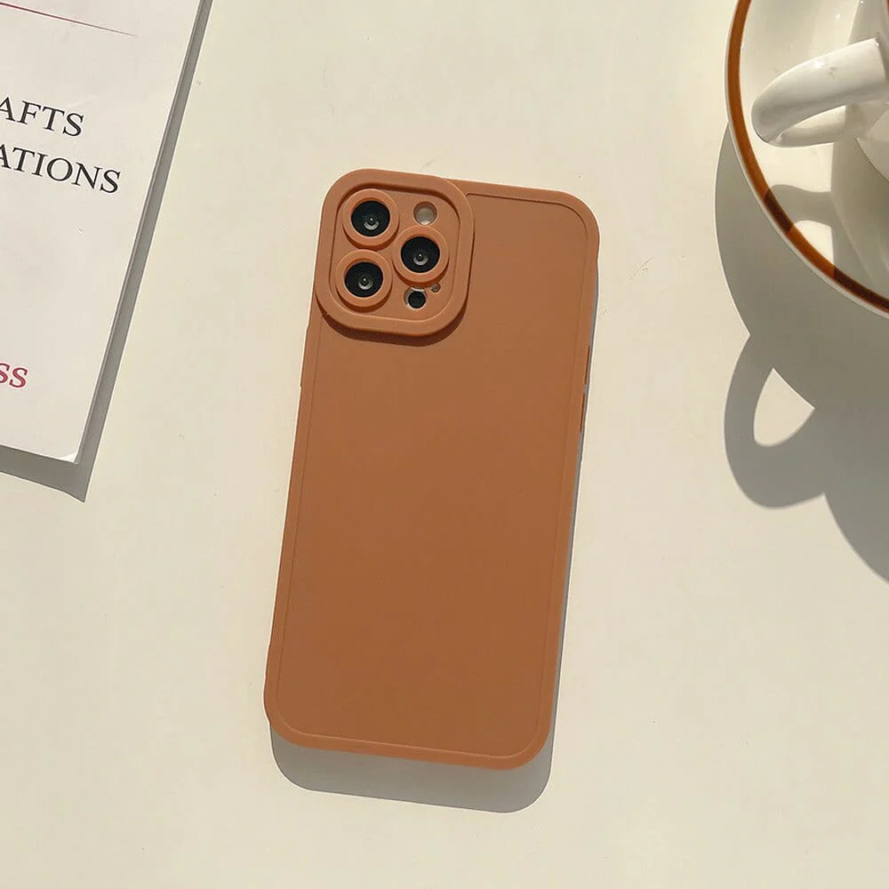 Matte 5 Styles Soft Silicone Phone Case For Iphone - Image 13