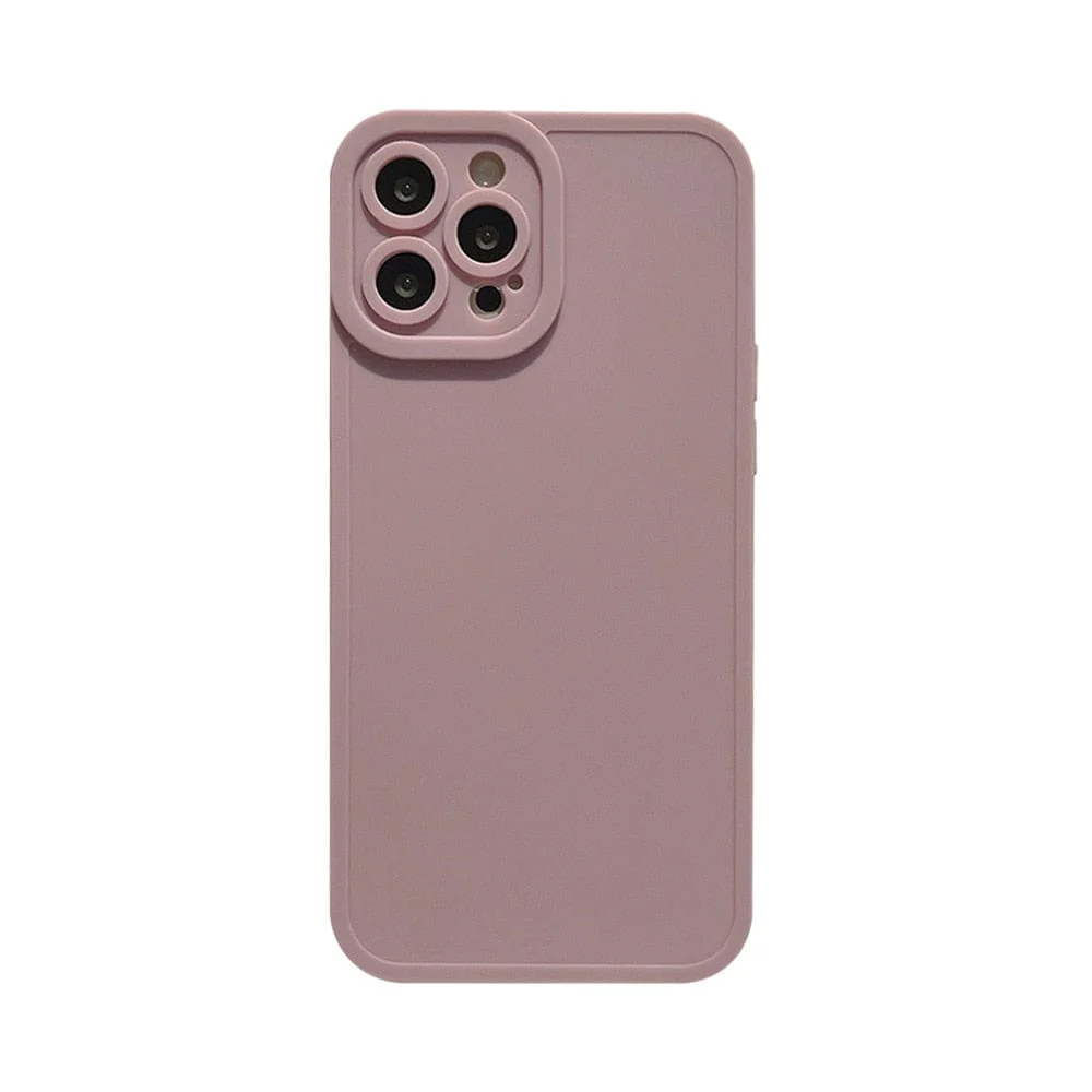 Matte 5 Styles Soft Silicone Phone Case For Iphone - Image 14