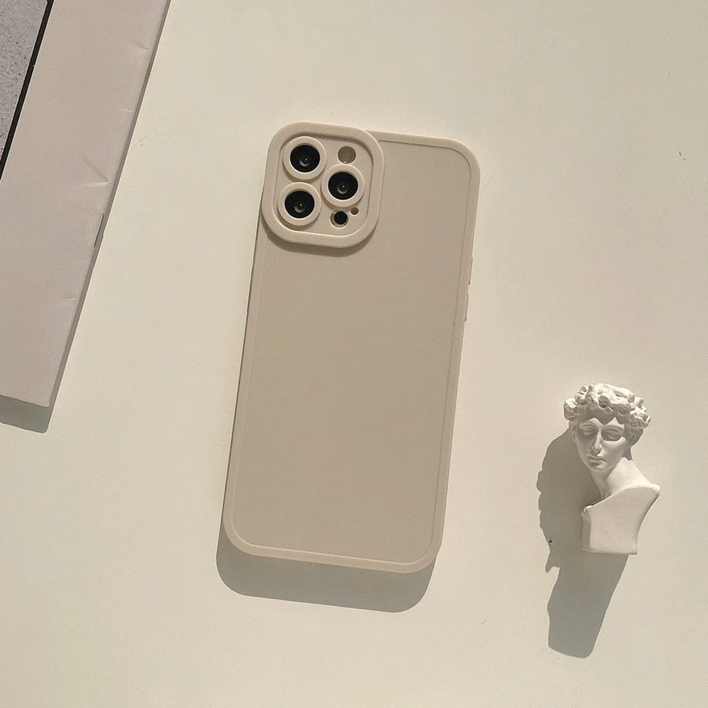 Matte 5 Styles Soft Silicone Phone Case For Iphone - Image 4