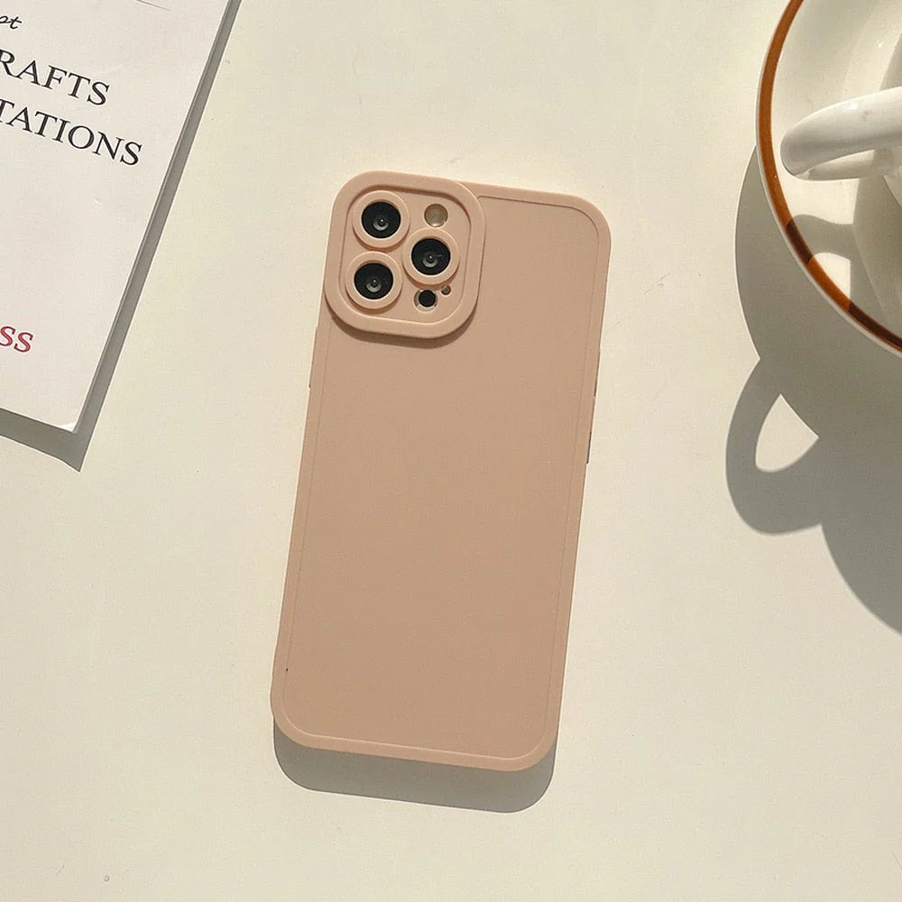 Matte 5 Styles Soft Silicone Phone Case For Iphone - Image 7