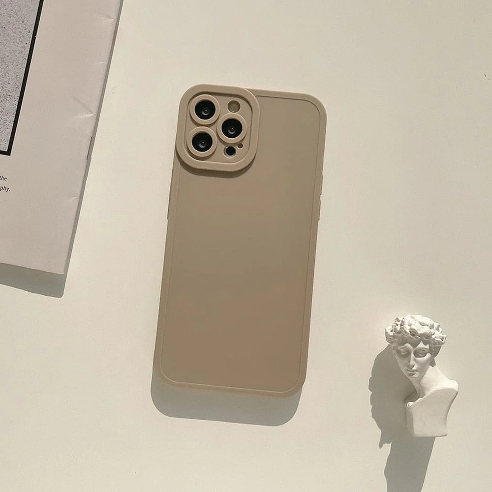 Matte 5 Styles Soft Silicone Phone Case For Iphone - Image 9