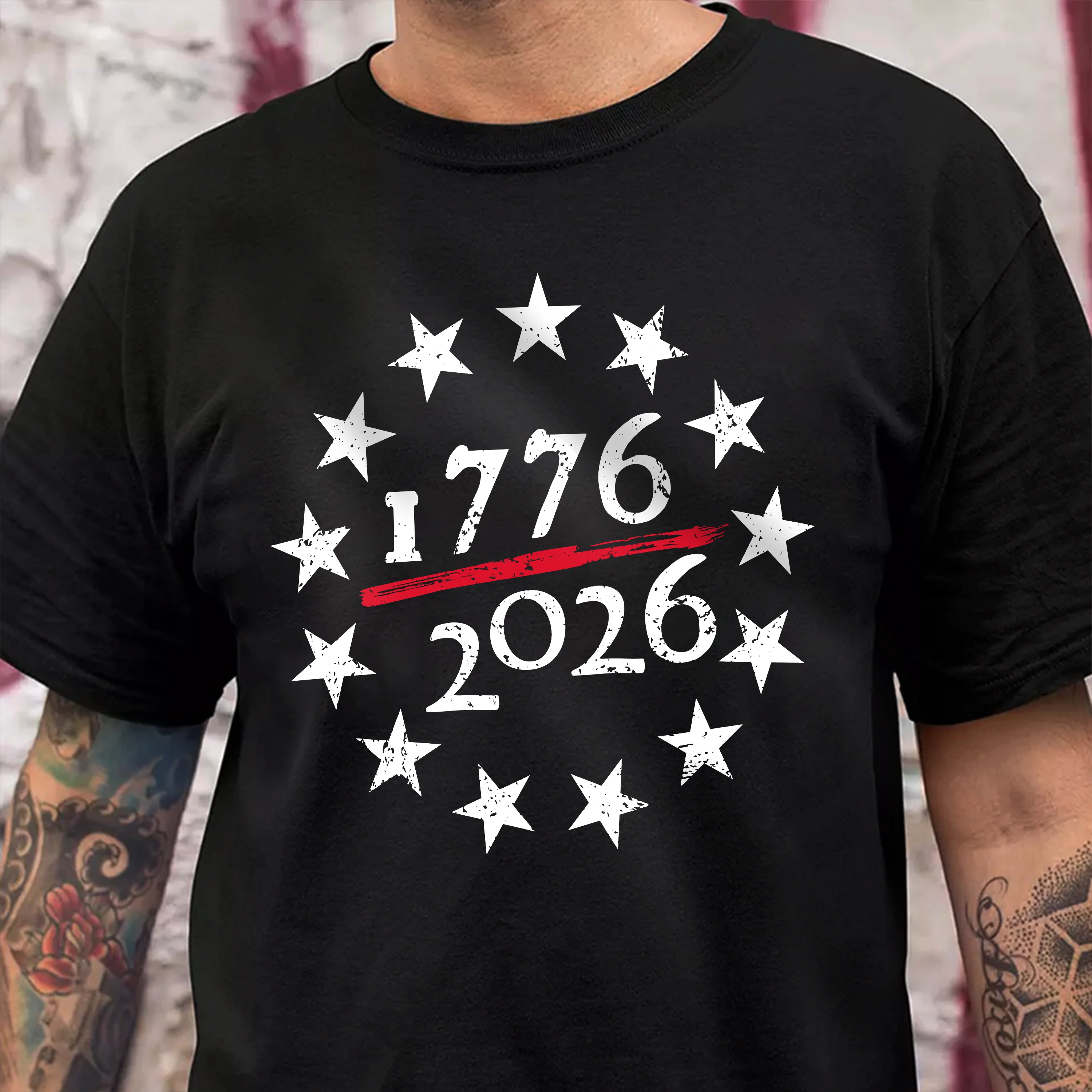 1776 - 2026 USA 250th Anniversary Dark Shirt HA75 898048 - Image 9