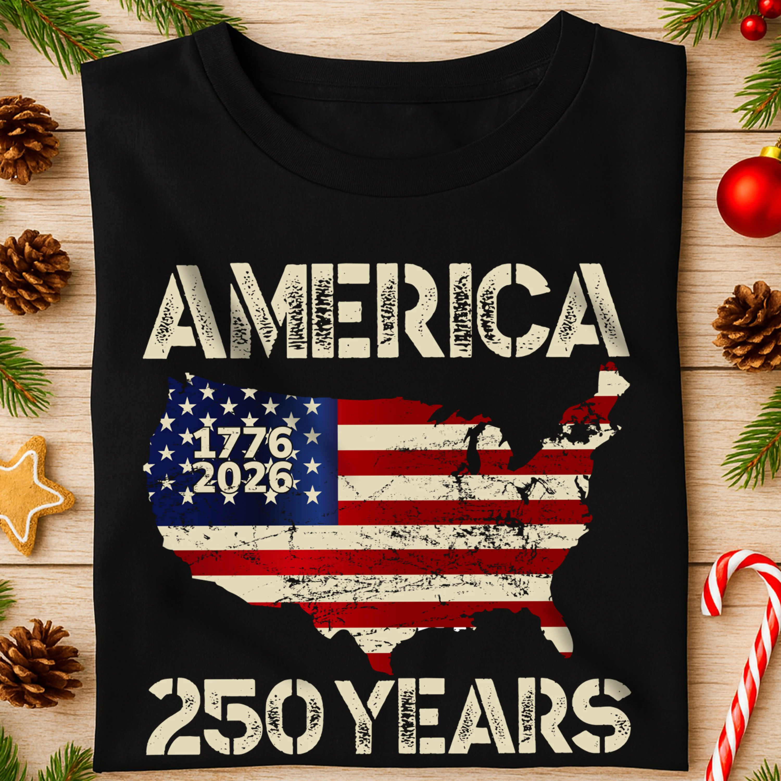 250 Years America Anniversary 250th Independence Day Dark Shirt HA75 897364 - Image 3