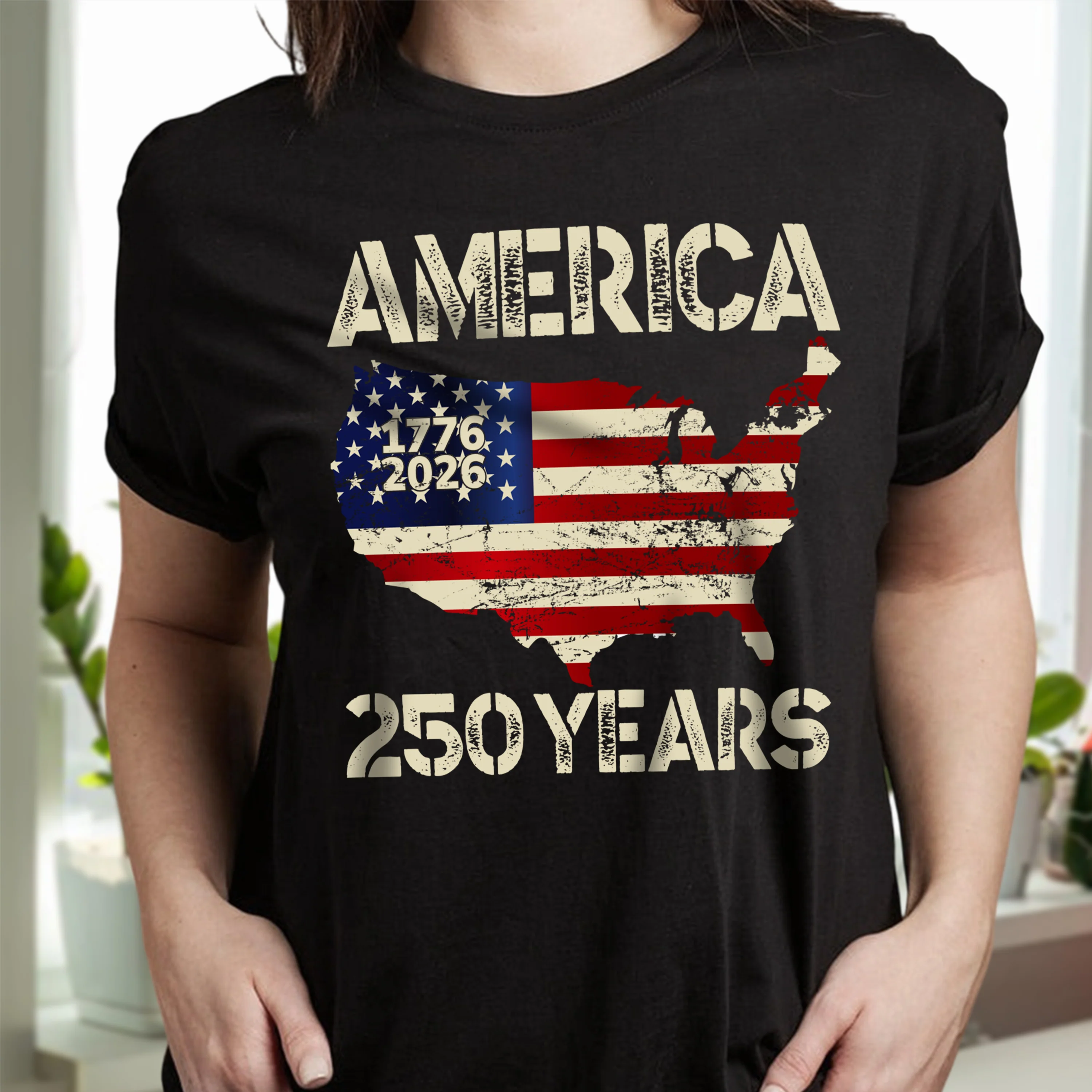 250 Years America Anniversary 250th Independence Day Dark Shirt HA75 897364 - Image 5