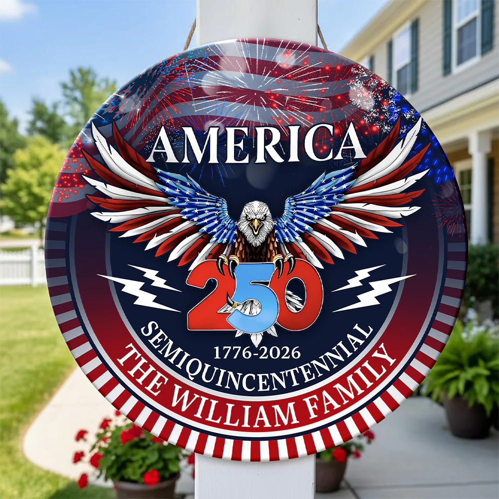 250 Years America Semiquincentennial Personalized Doorsign HA75 898480 - Image 4