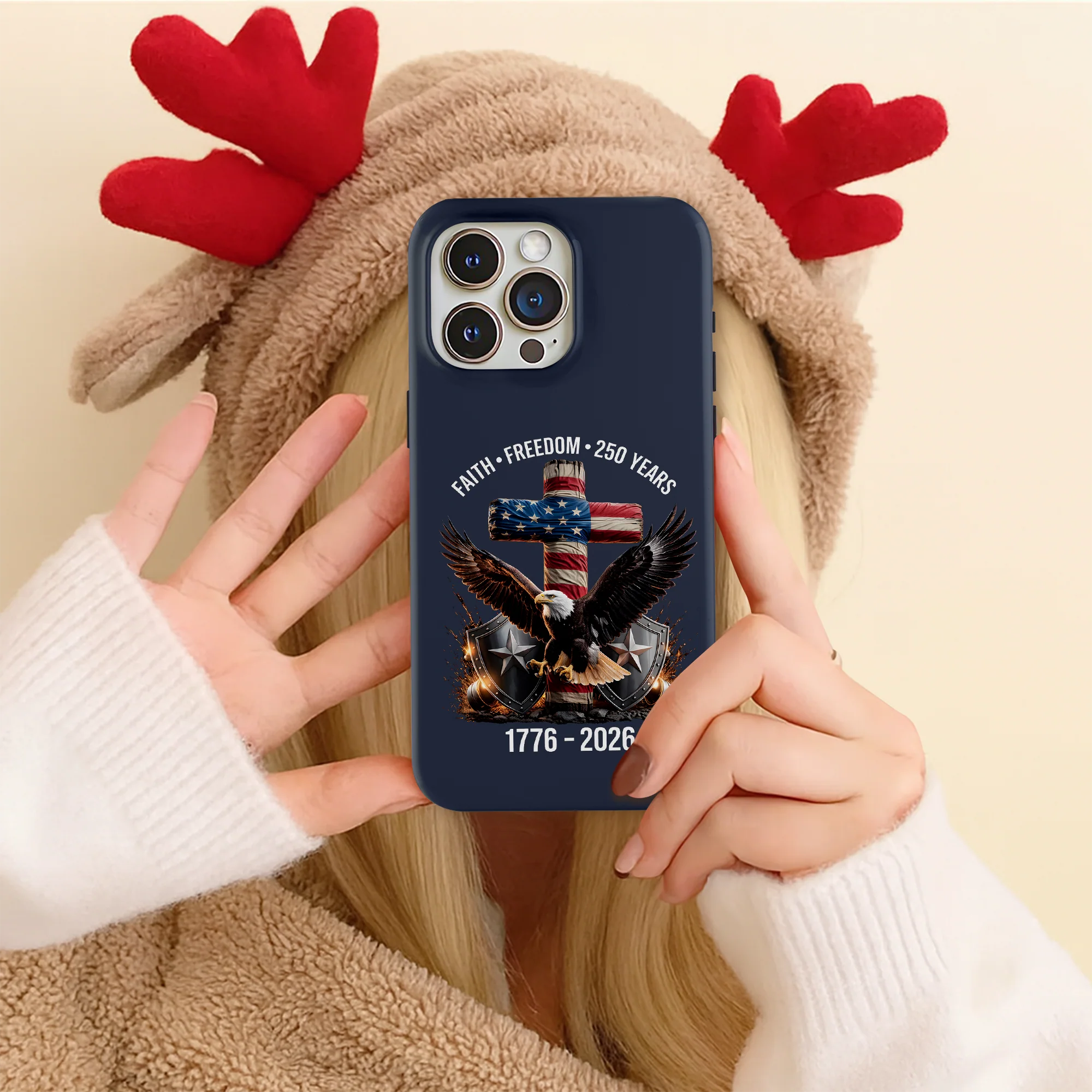 250 Years of Freedom 1776 - 2026 Eagle Patriotic Phone Case HA75 920316 - Image 2