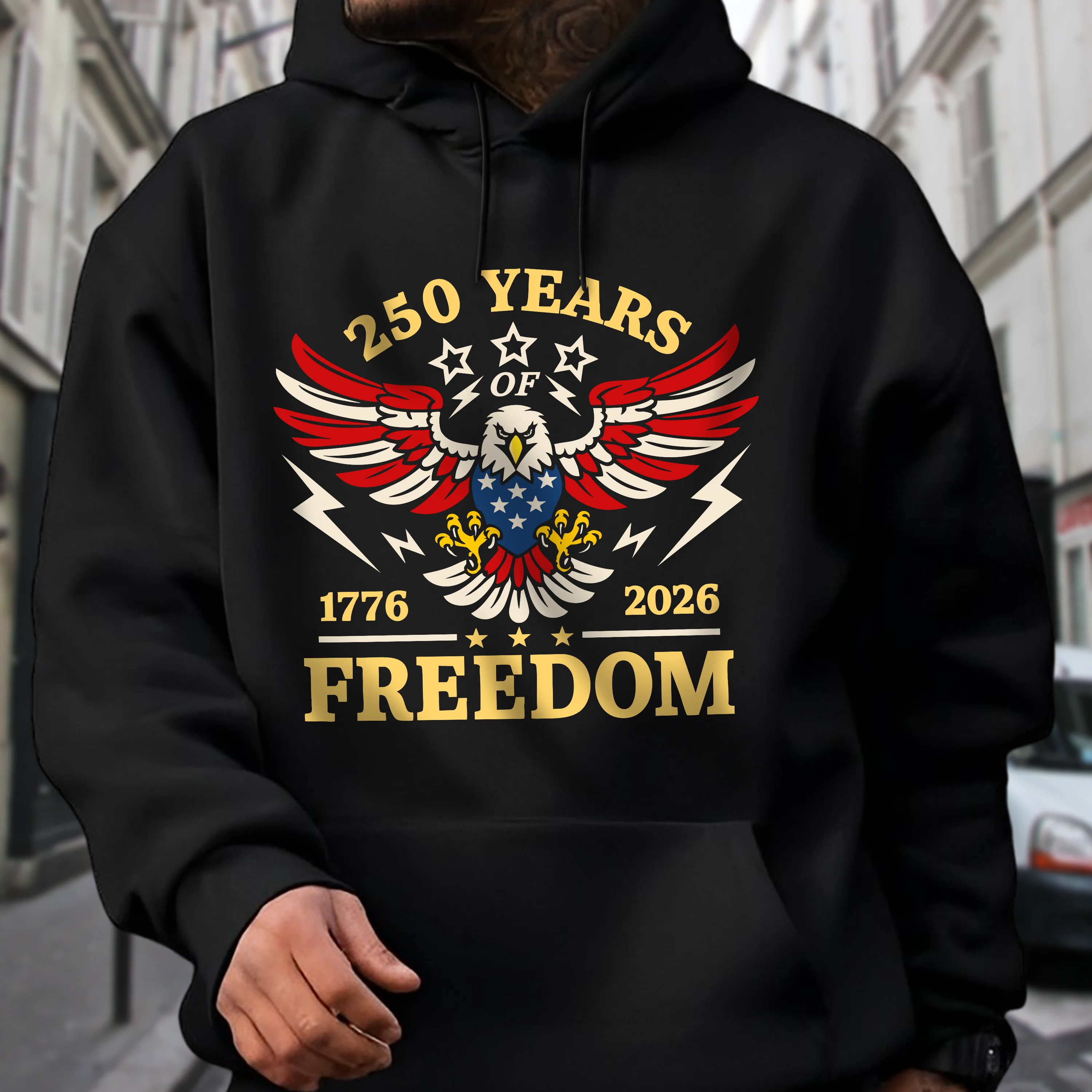 250 Years Of Freedom 1776 - 2026 USA 250th Anniversary Dark Shirt HA75 898054 - Image 4