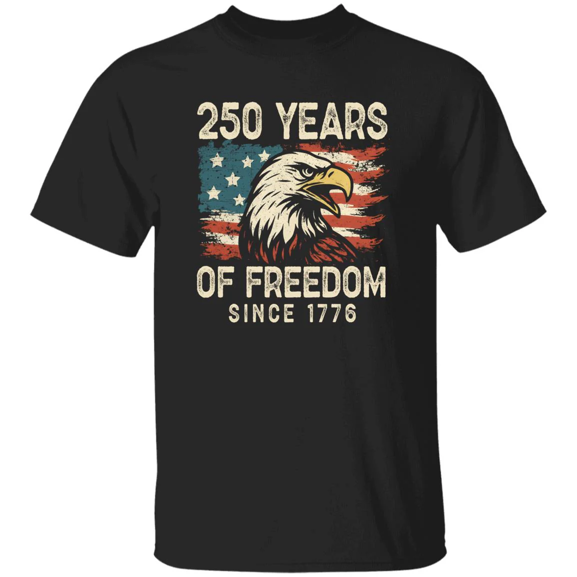 250 Years Of Freedom Since 1776 USA Bald Eagle America Flag Dark Shirt HA75 897366 - Image 14