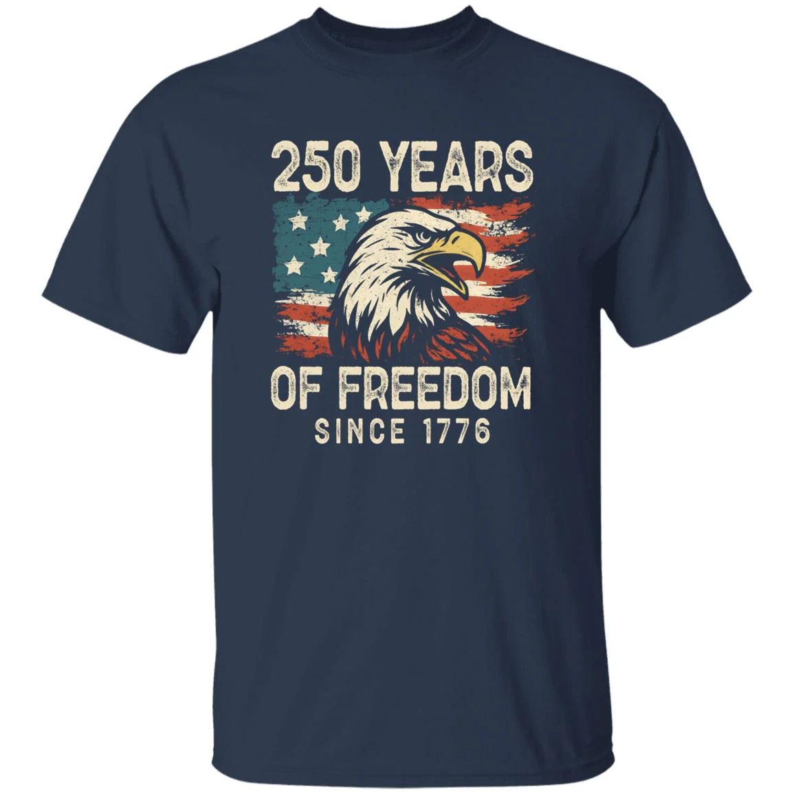 250 Years Of Freedom Since 1776 USA Bald Eagle America Flag Dark Shirt HA75 897366 - Image 17