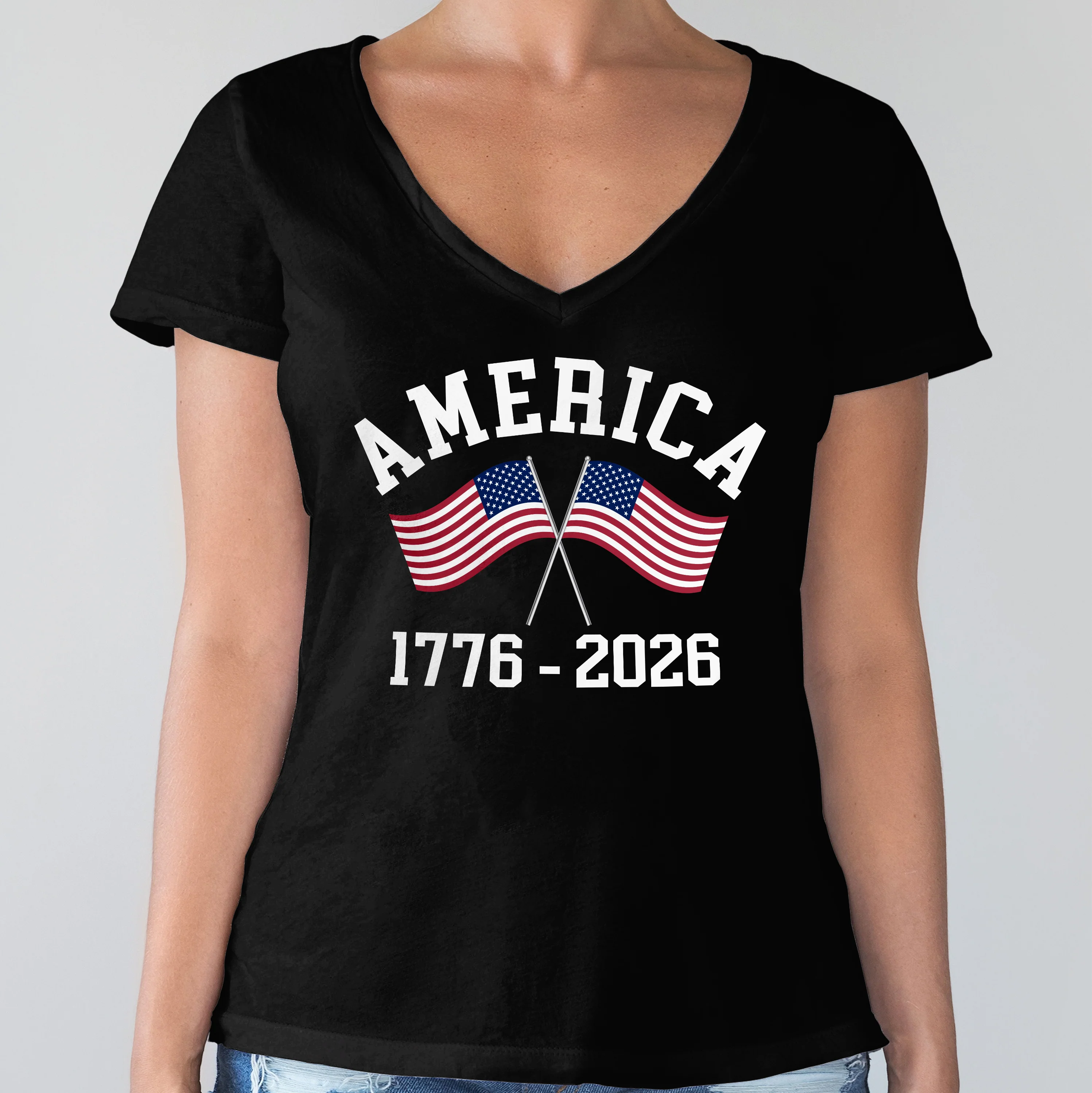 America 1776 - 2026 US Flag Dark Shirt HA75 892856 - Image 5