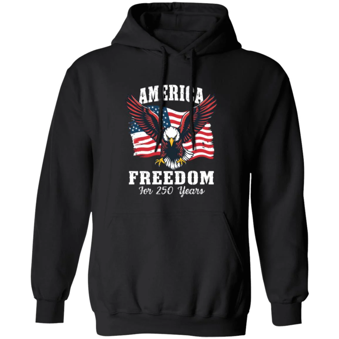 250 Years of Freedom America Patriotic Eagle Flag Dark Shirt HA75 897136 - Image 9