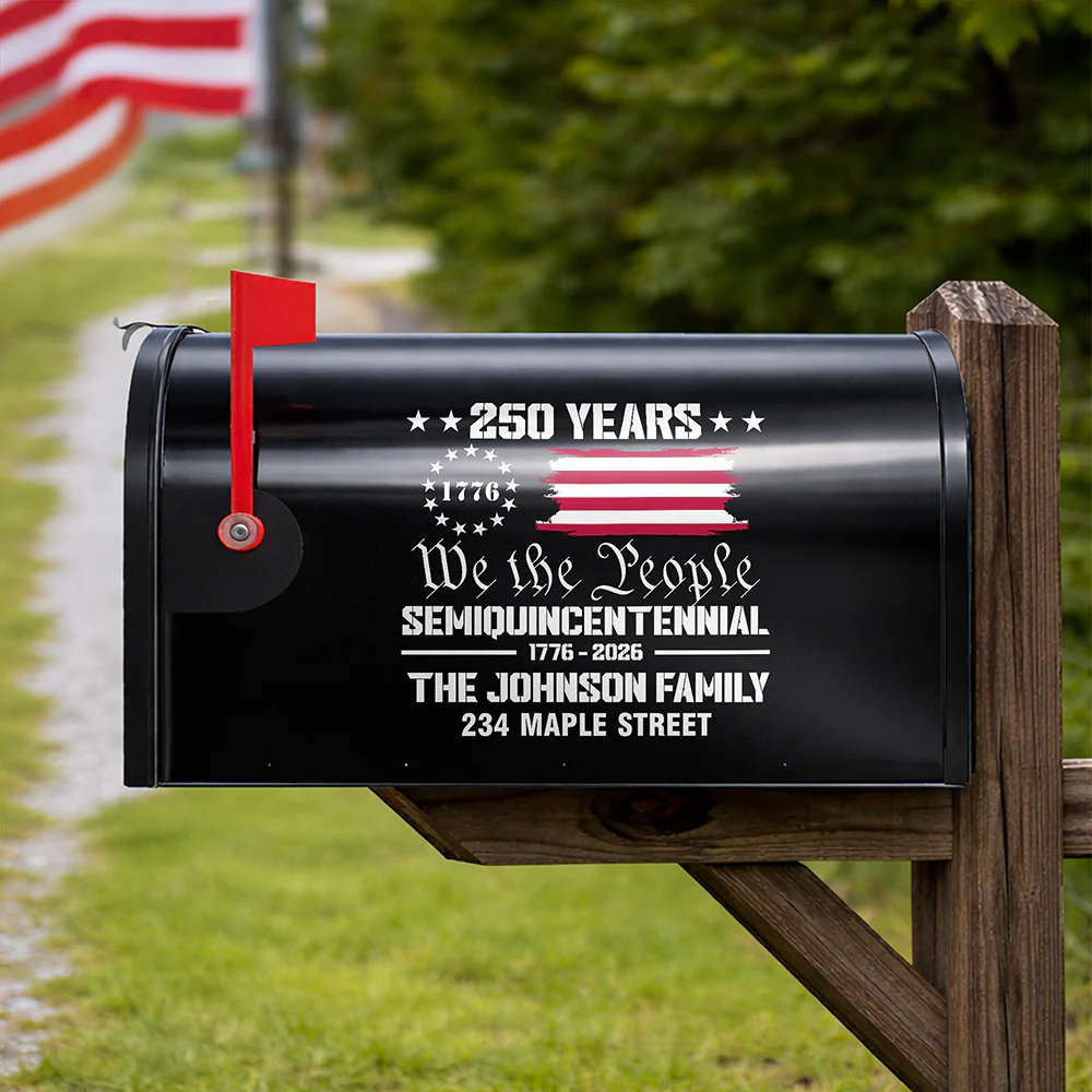 America 250th Anniversary We The People Personalized Mailbox Decal HA75 898994 - Image 6