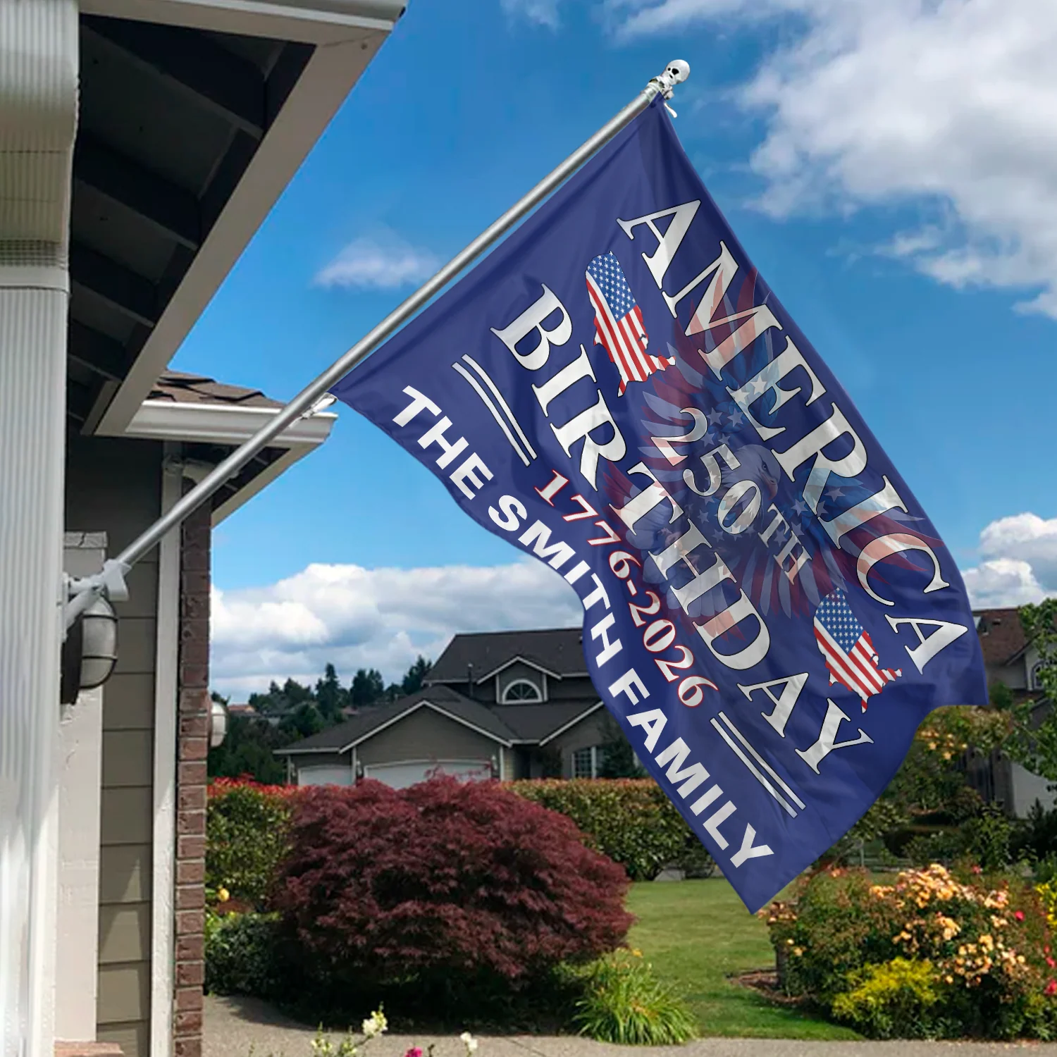 America 250th Birthday 250 Years Double-Sided Flag HA75 898326 - Image 5