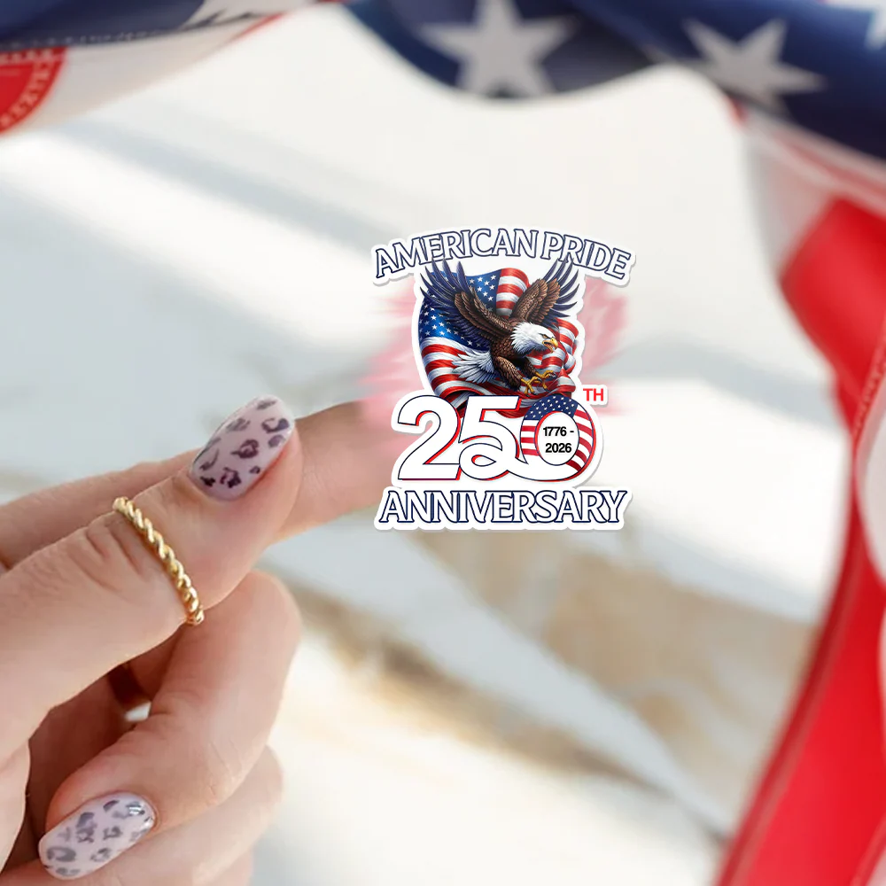 American Pride Patriotic 250th Anniversary Eagle 1776–2026 Roll Sticker HA75 920348 - Image 5