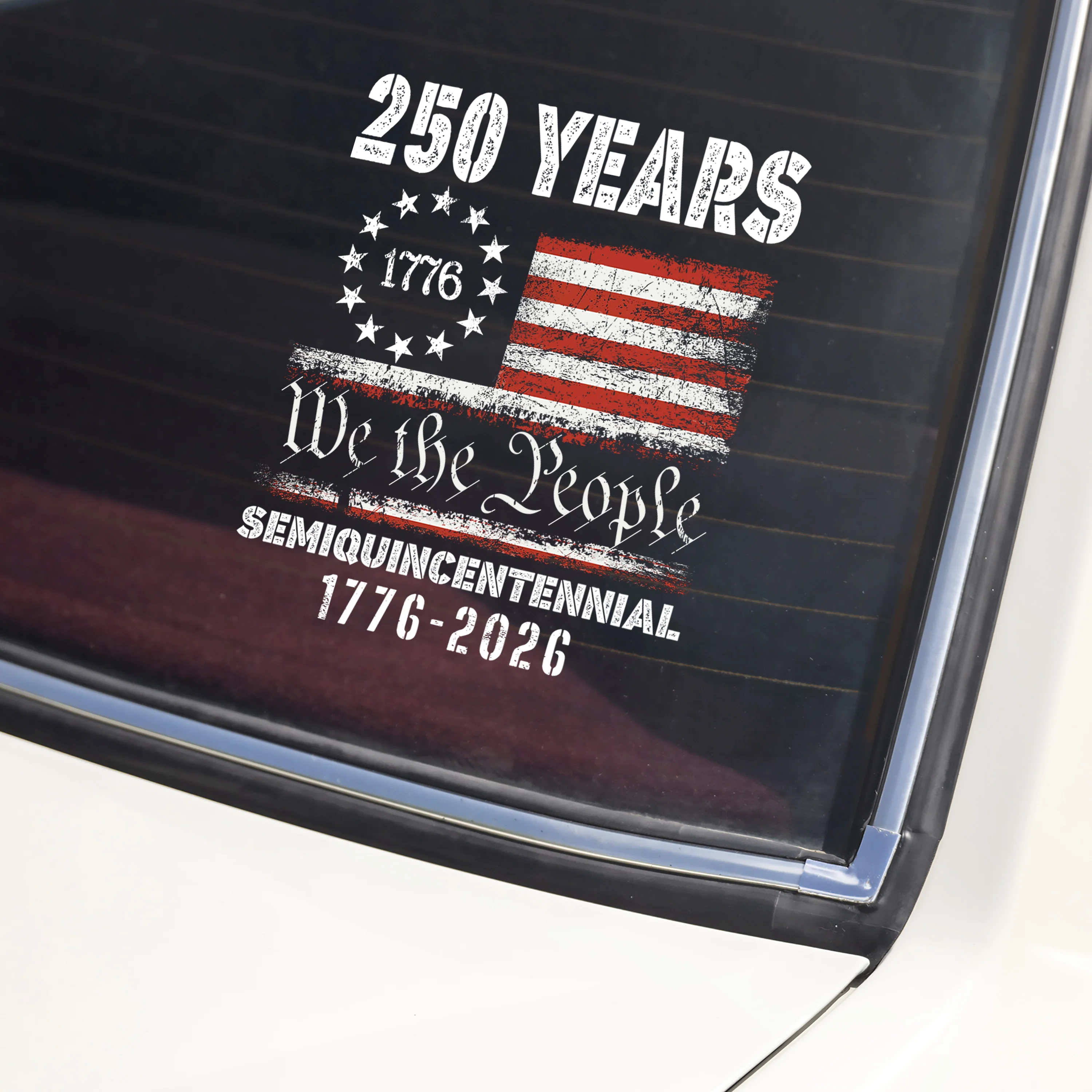 Celebrate Our America 250th Anniversary United States Car Window Decal Sticker HA75 898136 - Image 4