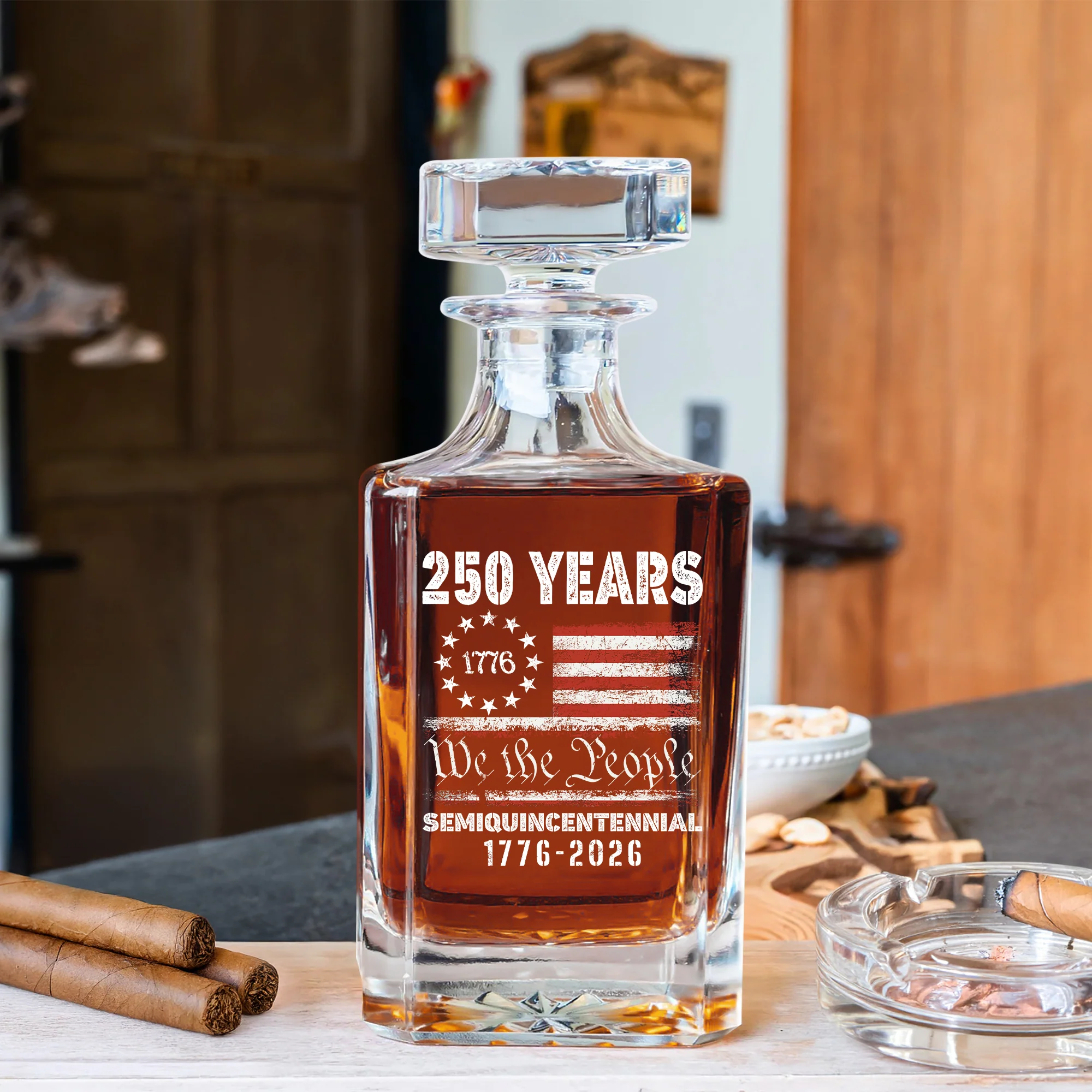 Celebrate Our America 250th Anniversary United States Semiquincentennial Decanter HA75 897412 - Image 5