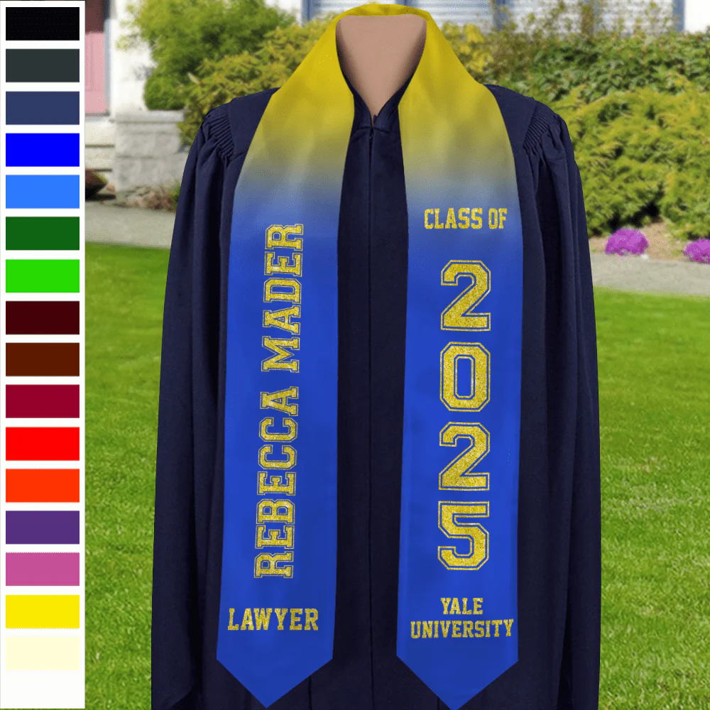 Class of 2026 Best Gift For Graduation's Day - Personalized Graduation Stoles HA75 891878 - Image 2