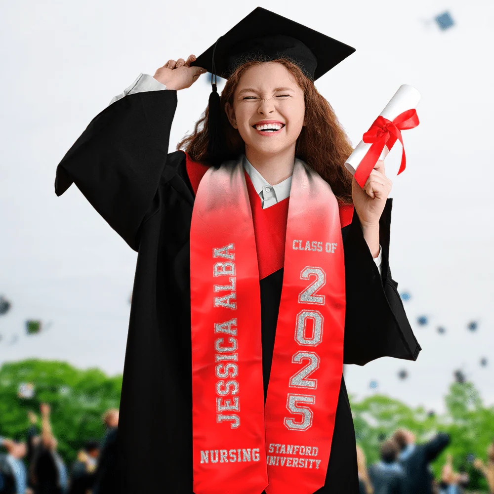 Class of 2026 Best Gift For Graduation's Day - Personalized Graduation Stoles HA75 891878 - Image 4