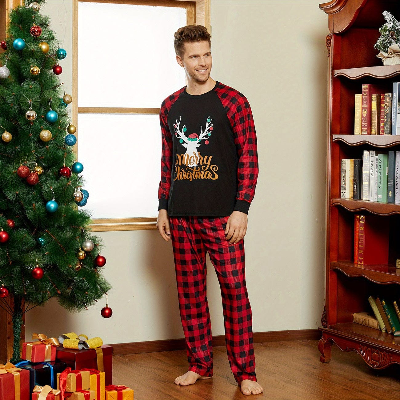 Cozy Family Matching Crew Neck Long Sleeve Sets Christmas Gift HA75 - Image 14