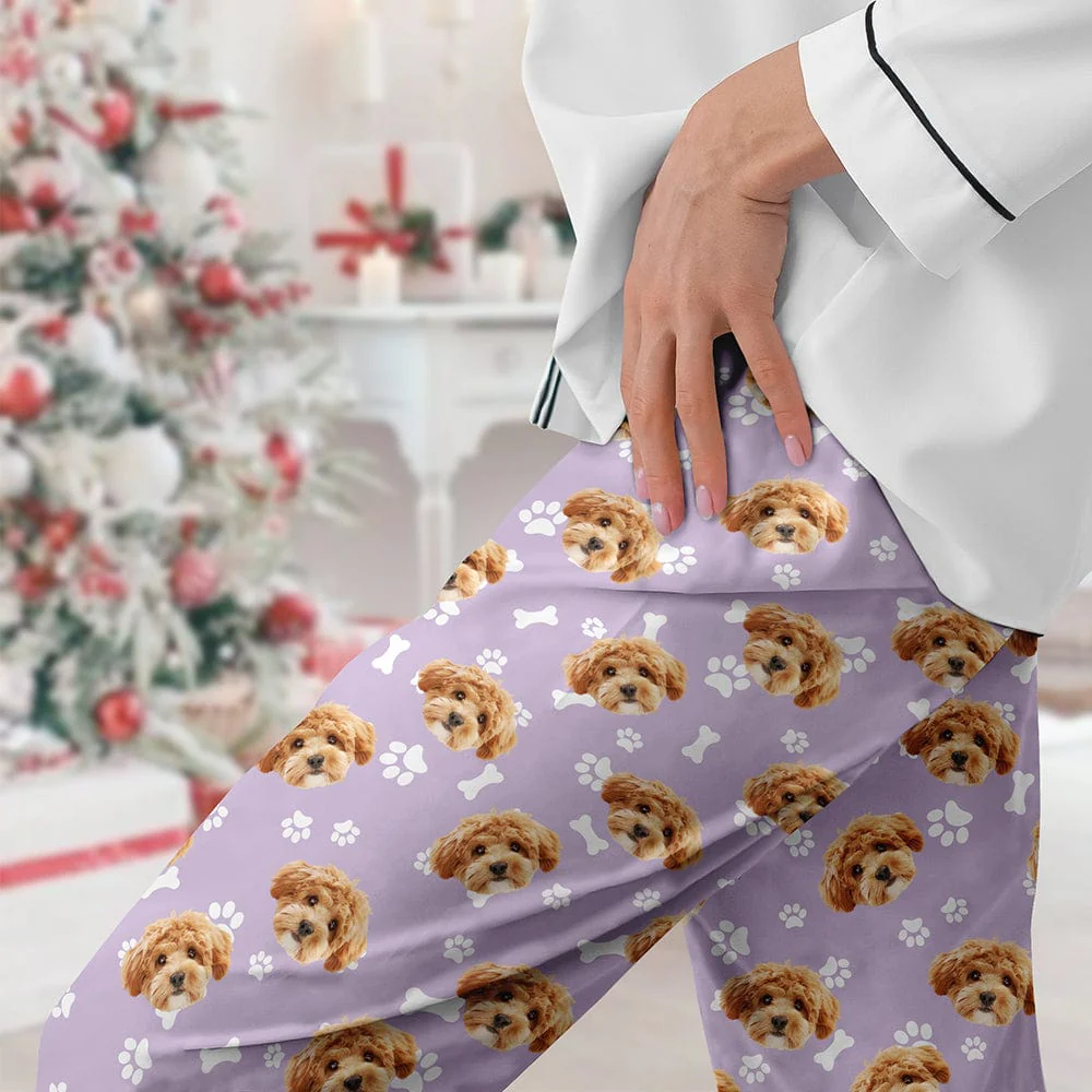 Custom Dog Cat Photo With Colorful Background Pants Christmas Gift TA29 HA75 889957 - Image 8