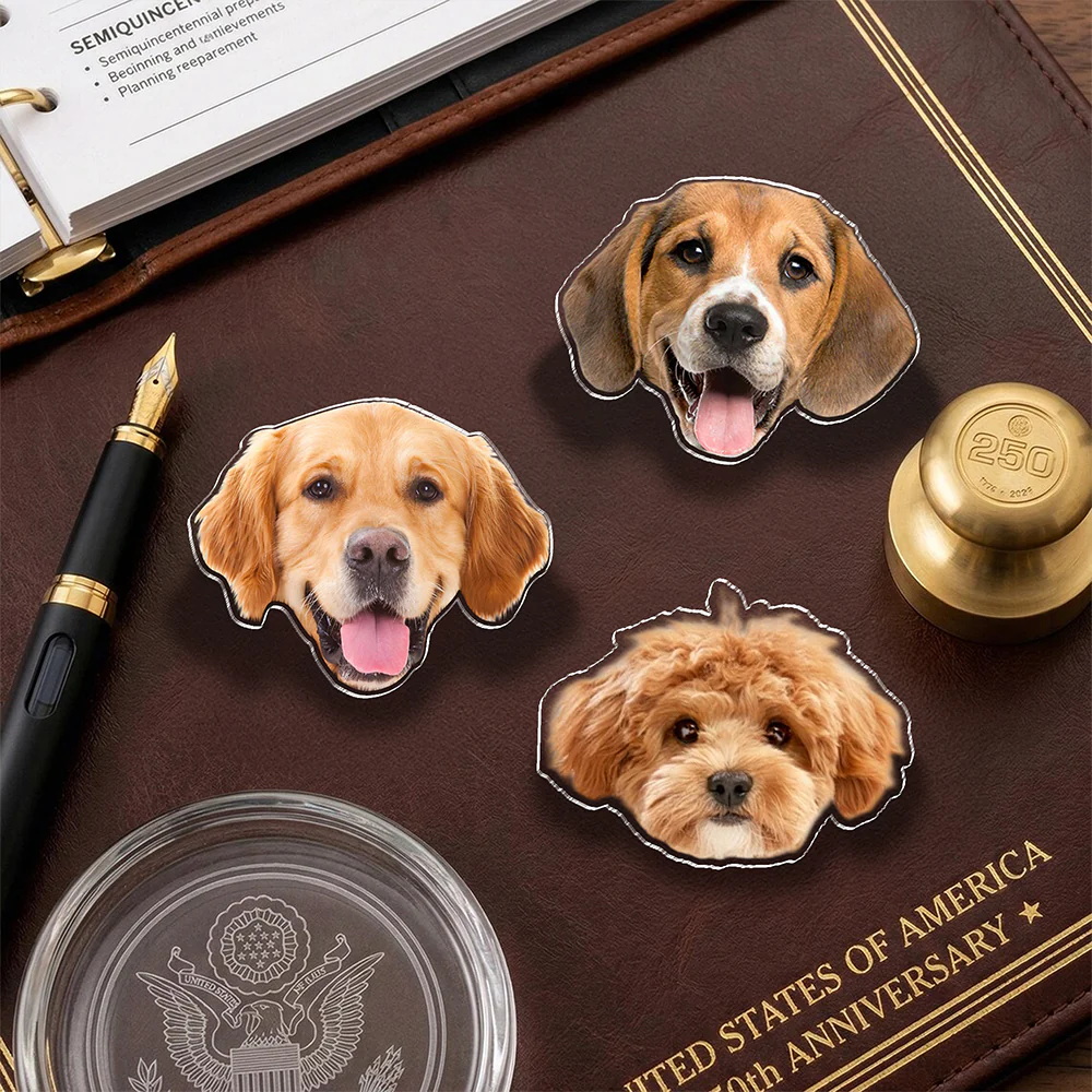 Custom Face Dog Cat Acrylic Pin Gift For Dog Cat Lovers HA75 921062 - Image 3