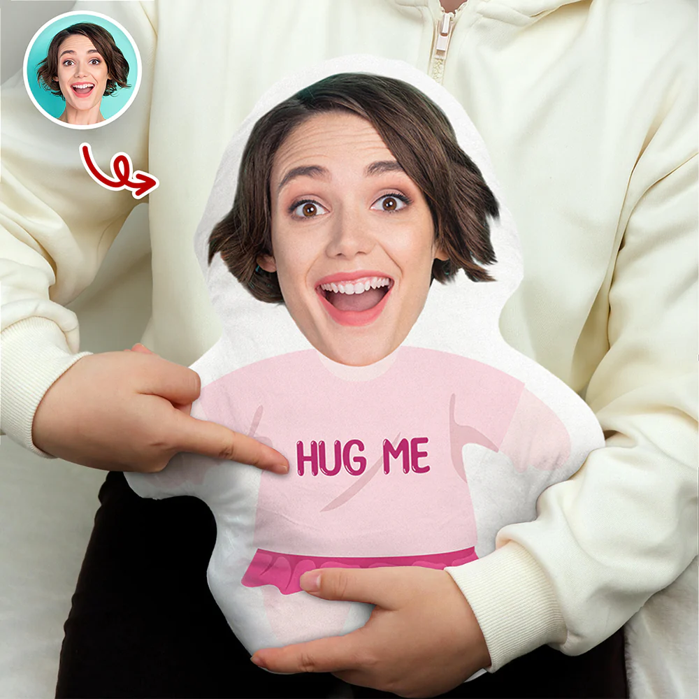 Custom Face Humanoid Custom Shaped Pillow Boyfriend Girlfriend Couple Gift HA75 898180 - Image 2