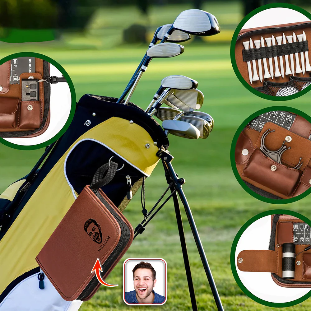 Custom Face Photo Golf Personalized Golf Gift Set Engraved Accessories for Golfer, Golf Ball Marker HA75 898510 - Image 3