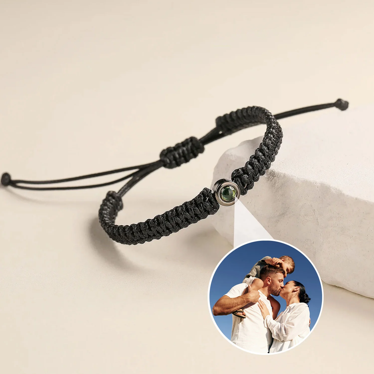 Custom Family Photo Projection Bracelet Jewelry Family Gift HA75 892732 - Image 5