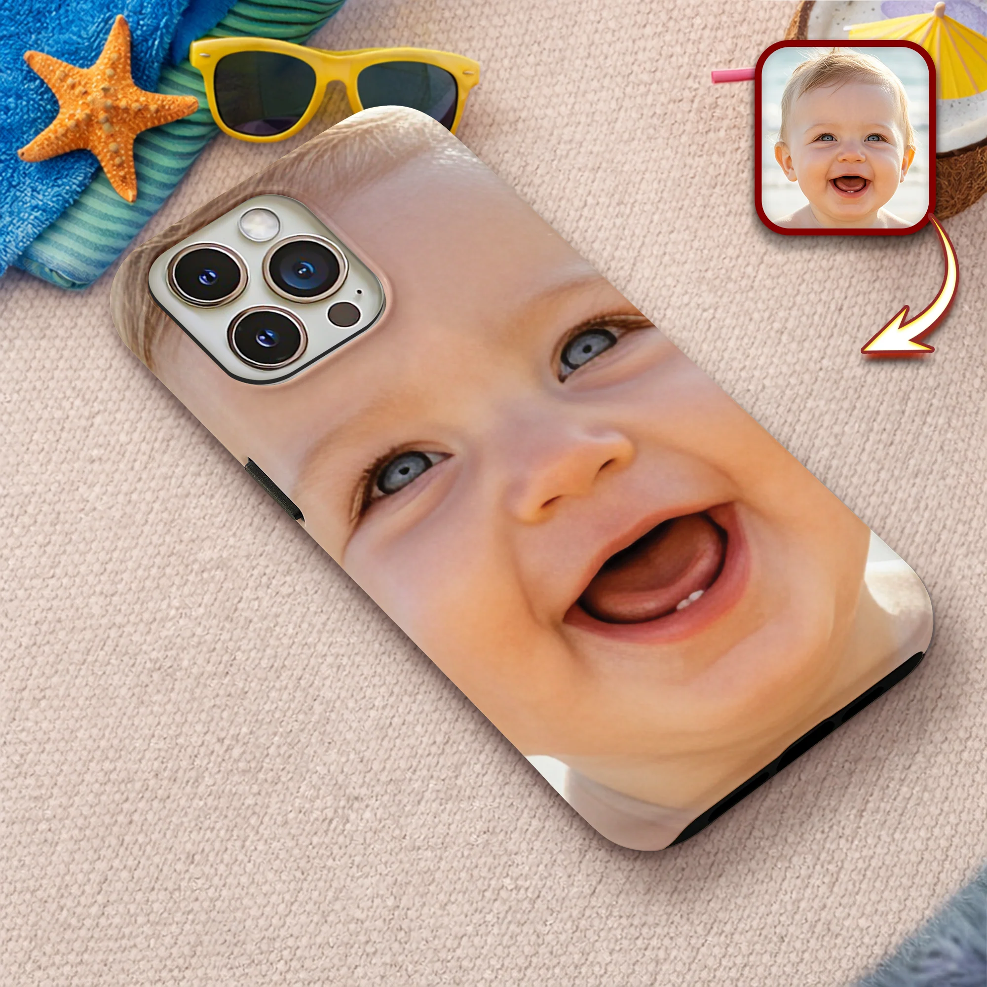 Custom Funny Photo Phone Case Family Gift HA75 920234 - Image 2