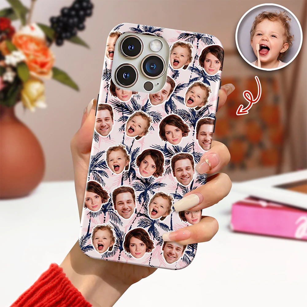 Custom Human Face Photo On Family Phone Case HA75 920248 - Image 3