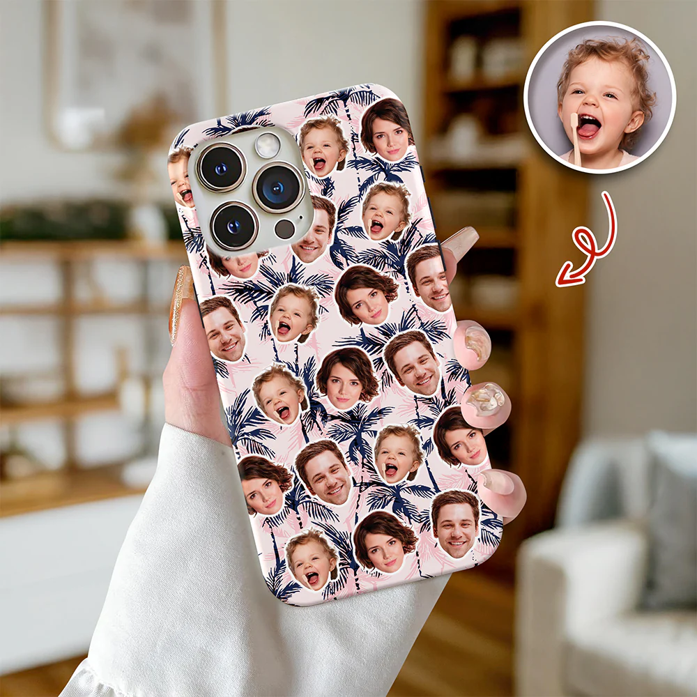 Custom Human Face Photo On Family Phone Case HA75 920248 - Image 5