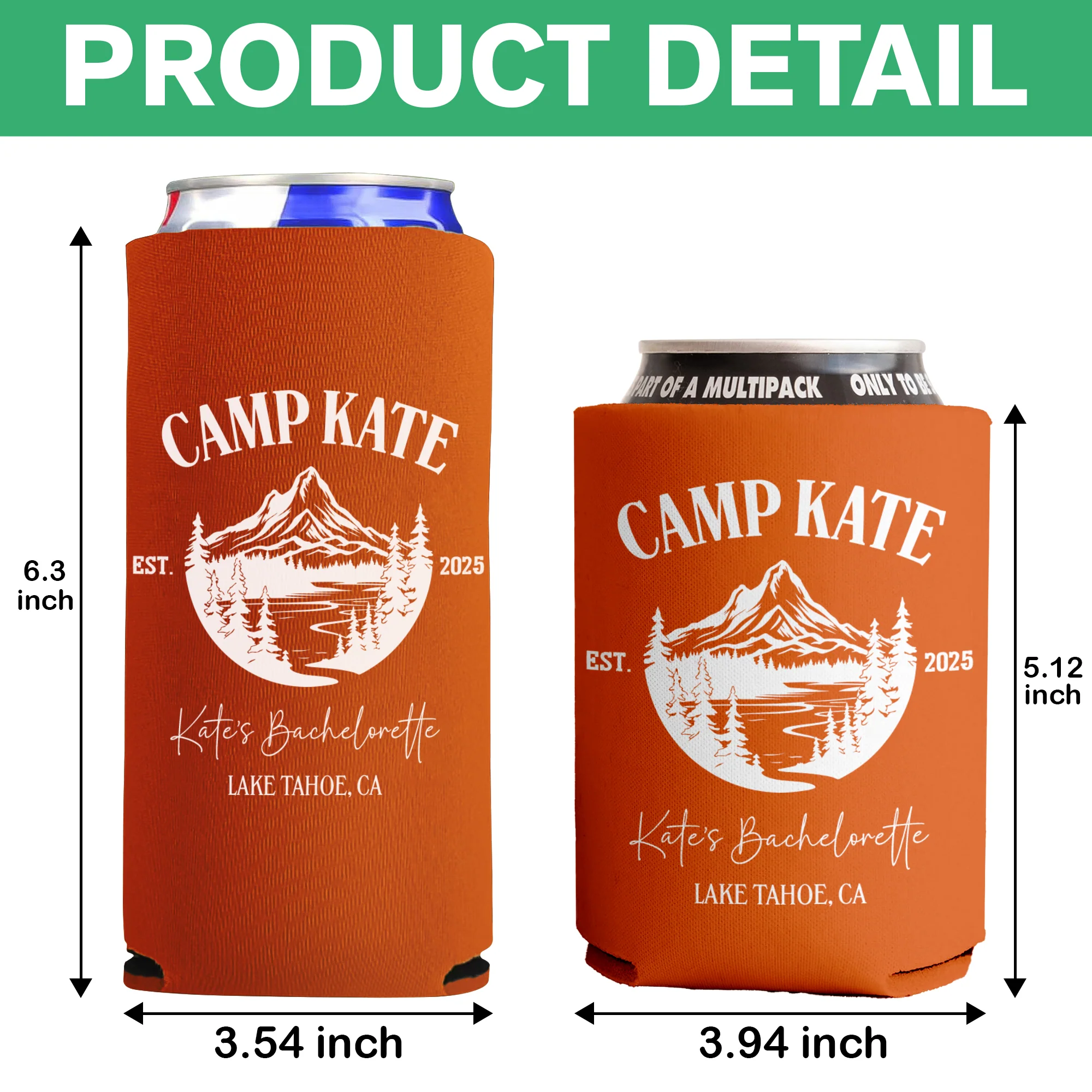 Custom Name Bachelorette Party Personalized Print Full Can Cooler HA75 892768 - Image 5