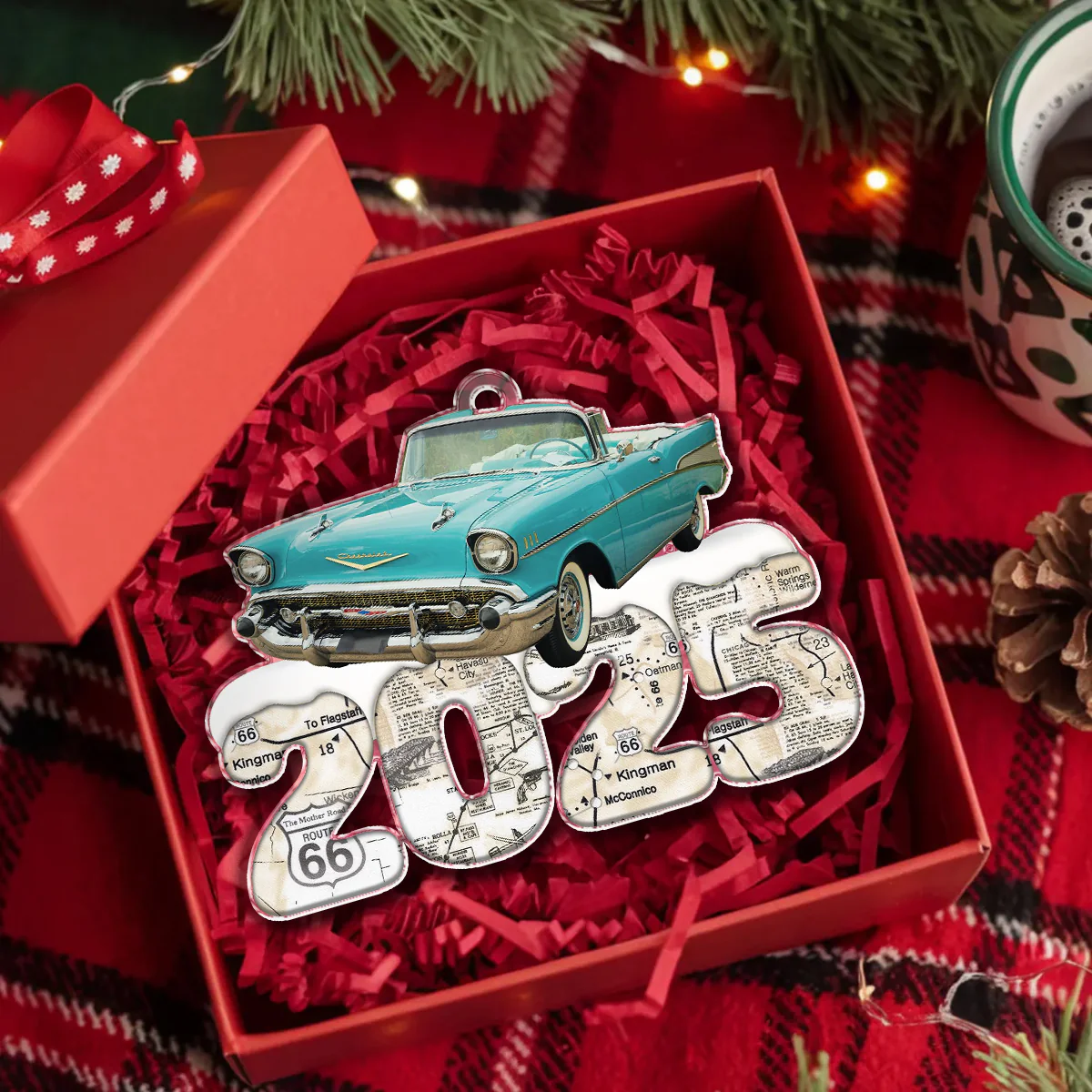 Custom Photo Acrylic Ornament Christmas Gifts For Car Lovers HA75 898198 - Image 6