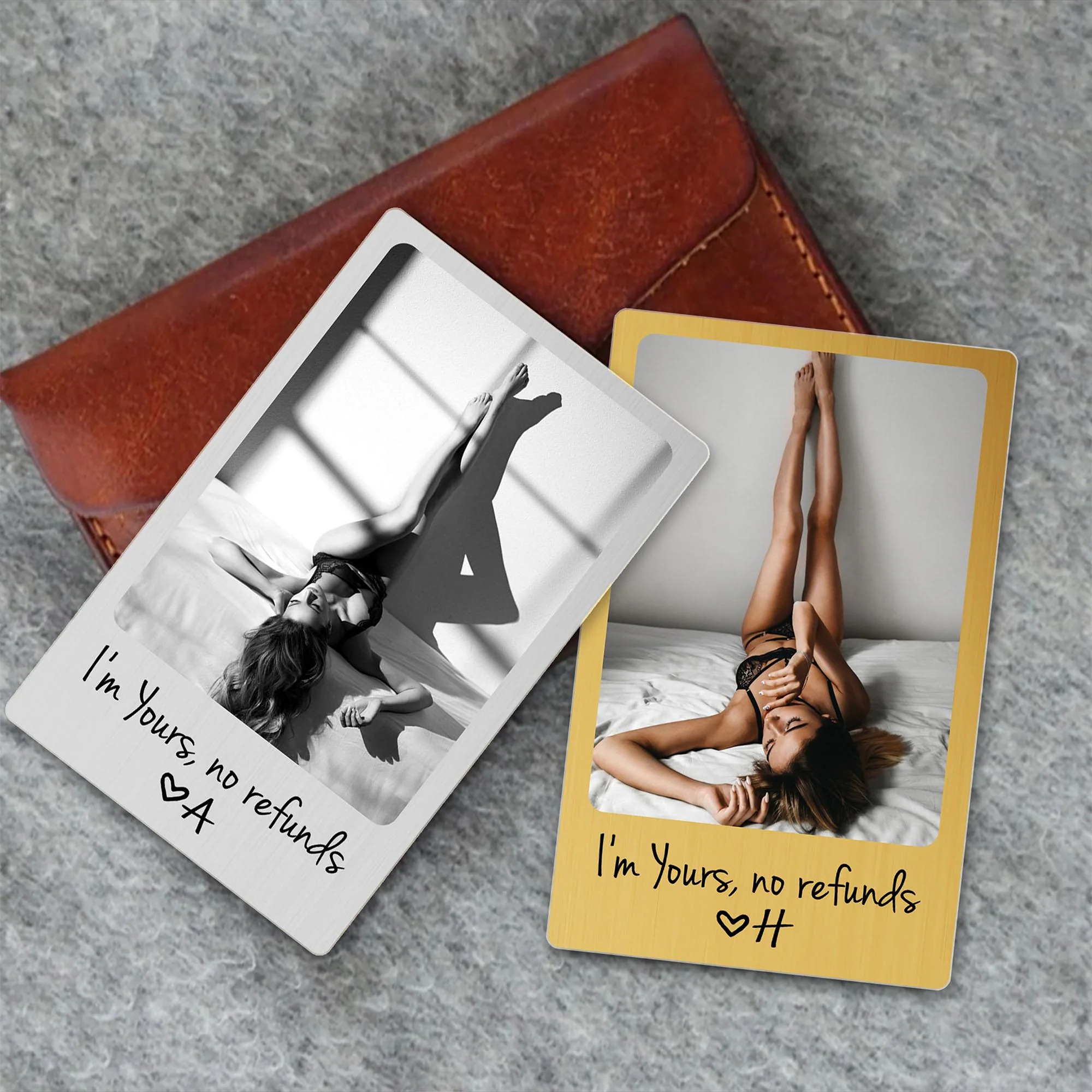 Custom Photo And Love Note Personalized Metal Wallet Card Accessories For Men, Boyfriend Gift, Valentine's Day Gift HA75 920152 - Image 11