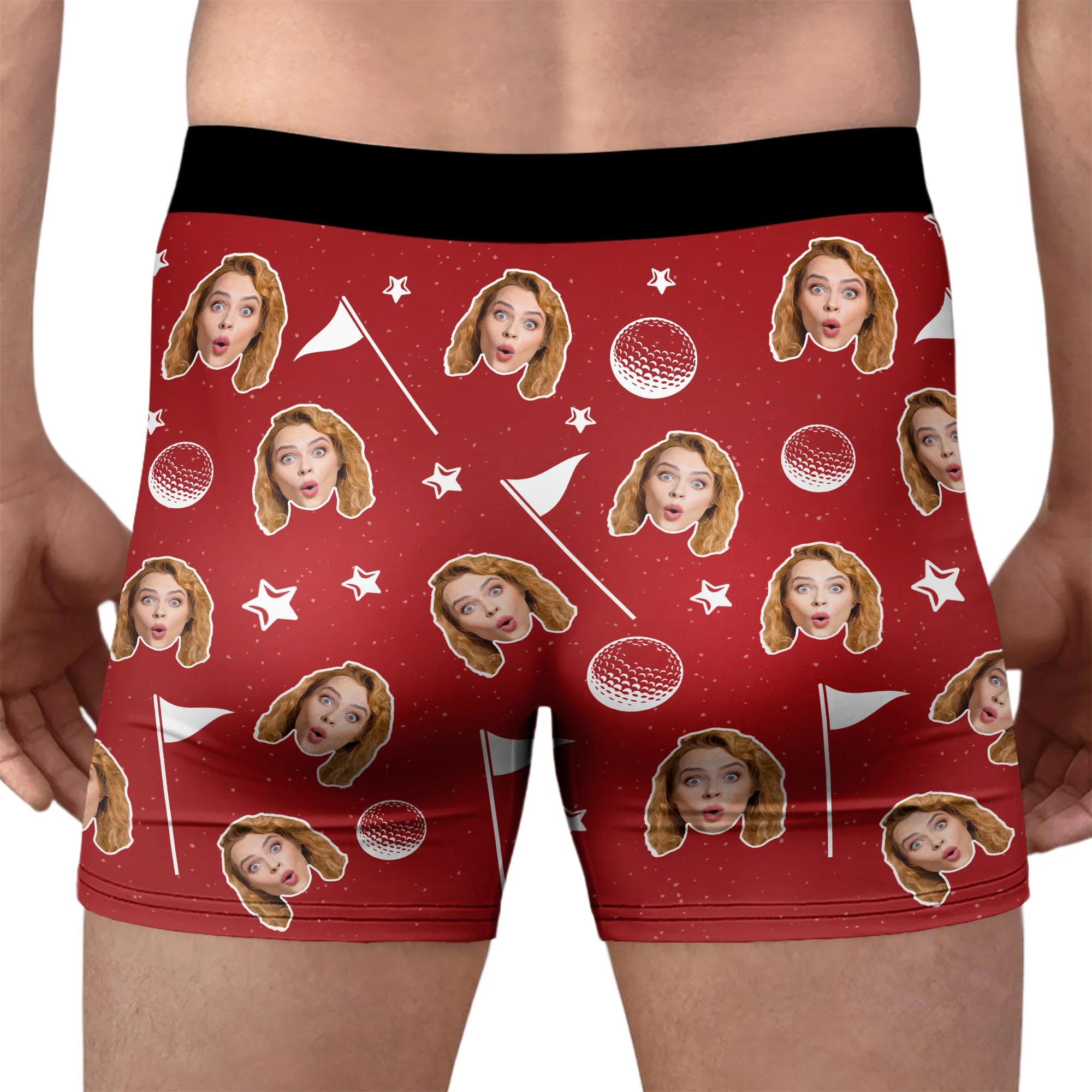 Custom Photo and Name Always Wash Your Balls Personalized Men's Boxer Briefs Valentine's Day For Golfers HA75 898738 - Image 2