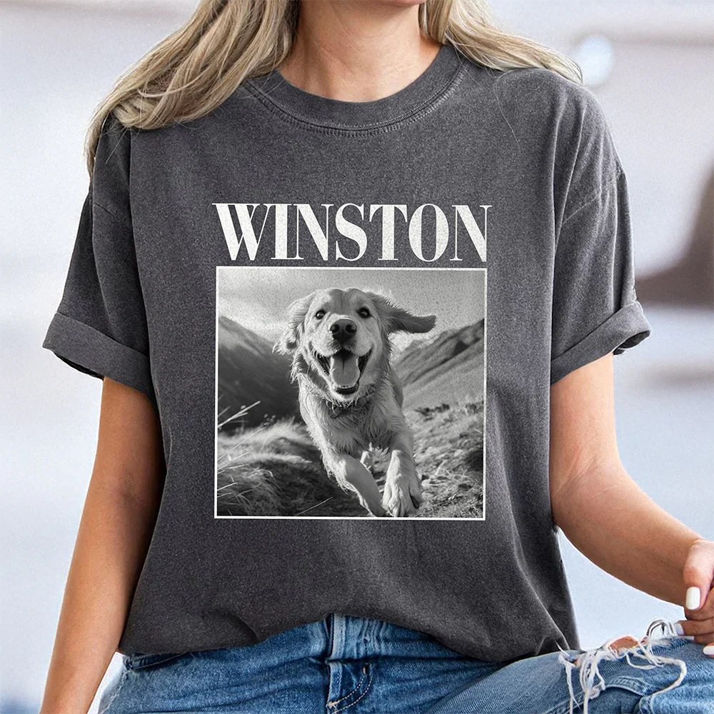 Custom Photo and Name Dog Pet Comfort Shirt Gift For Dog Pet Lovers HA75 897272 - Image 4