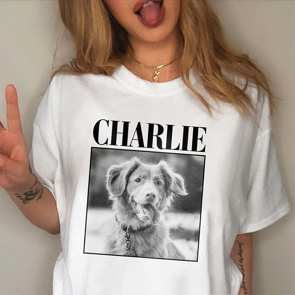 Custom Photo and Name Dog Pet Comfort Shirt Gift For Dog Pet Lovers HA75 897272 - Image 5