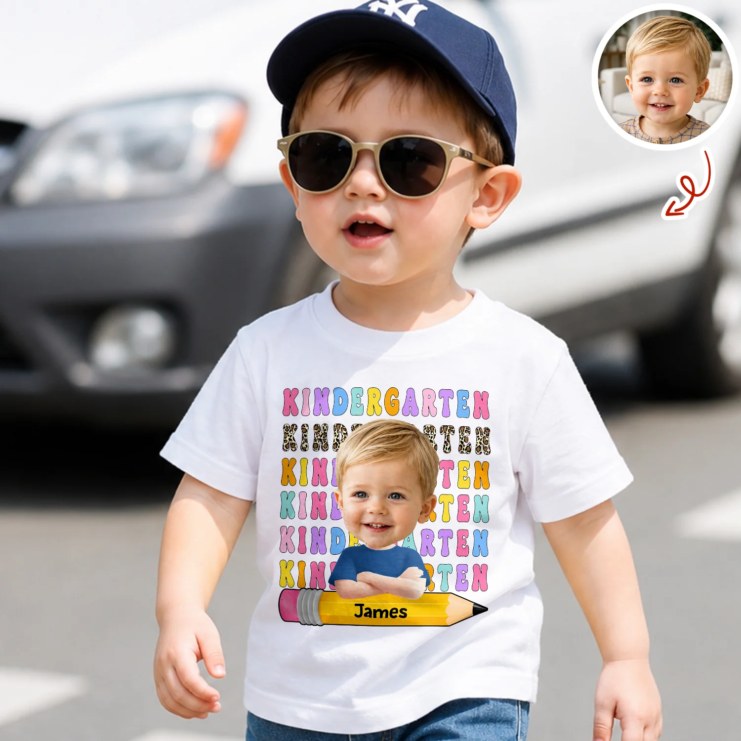 Custom Photo Back To School Shirt First Day Of School - Personalized Kid Shirt HA75 921702 - Image 4