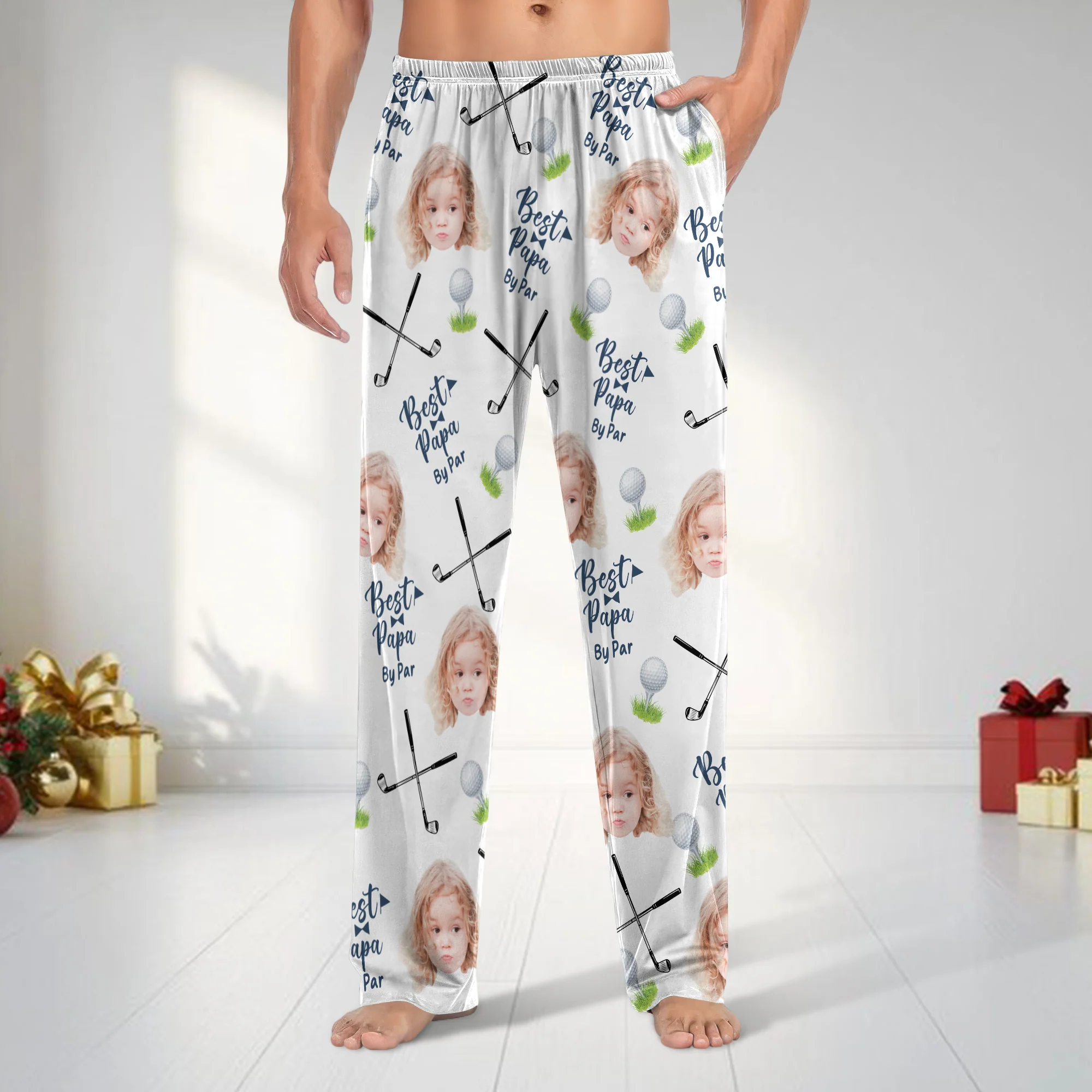 Custom Photo Best Dad By Par Sweatpants HA75 892728 - Image 7