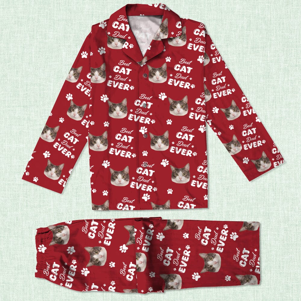 Custom Photo Best Dog Dad Ever, Best Dog Mom Ever, Best Cat Dad Ever, Best Cat Mom Ever Pajamas HA75 891786 - Image 7