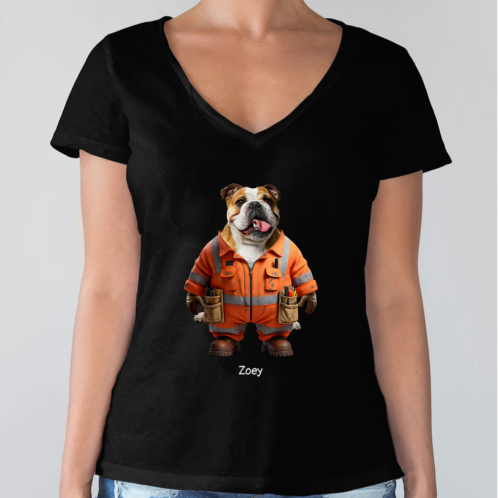 Custom Photo Cool Dog Cat Career Uniforms Dark Shirt For Pet Lovers HA75 891950 - Image 8