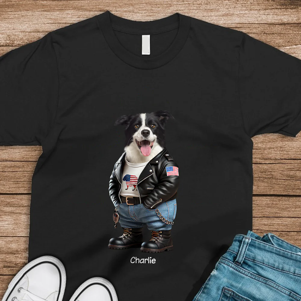 Custom Photo Cool Dog Cat Career Uniforms Dark Shirt For Pet Lovers HA75 891950 - Image 9