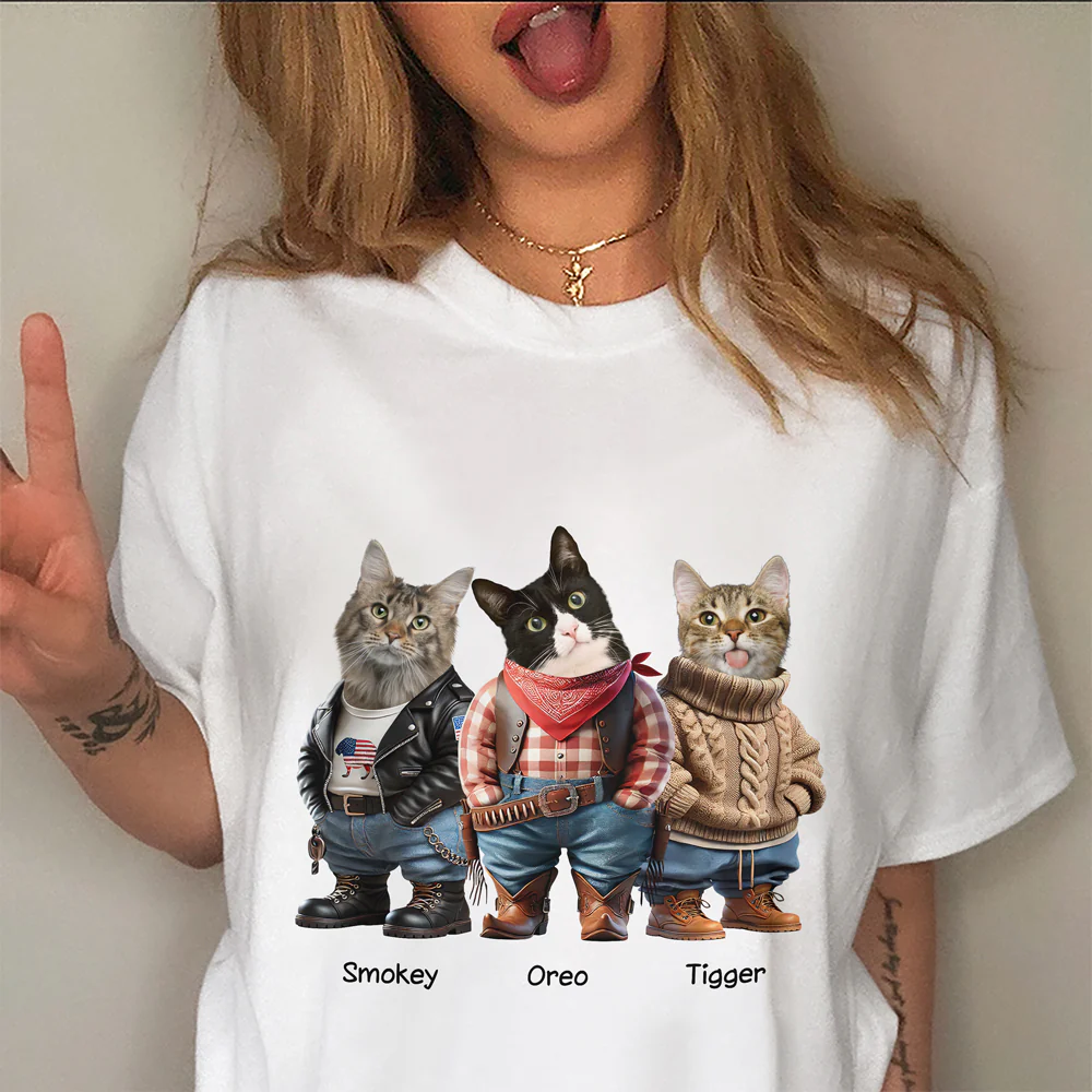 Custom Photo Cool Dog Cat Career Uniforms Shirt For Pet Lovers HA75 891948 - Image 5